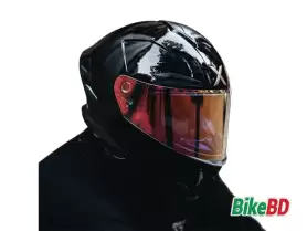 GearX X Helmet R1SV–Jet Black