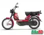 TVS XL 100 Red Side View