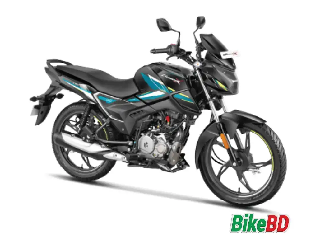 Hero Glamour X 125 BLACK TEAL BLUE