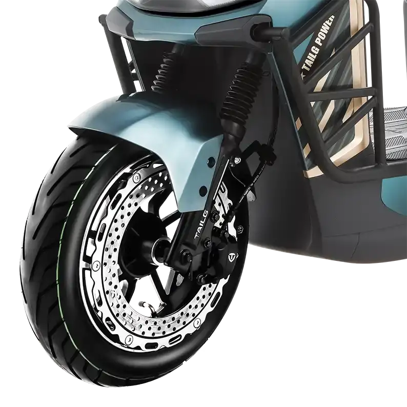 Tailg F72 Leopard  Front disc and tyre