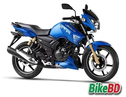 TVS Apache RTR Matt Blue