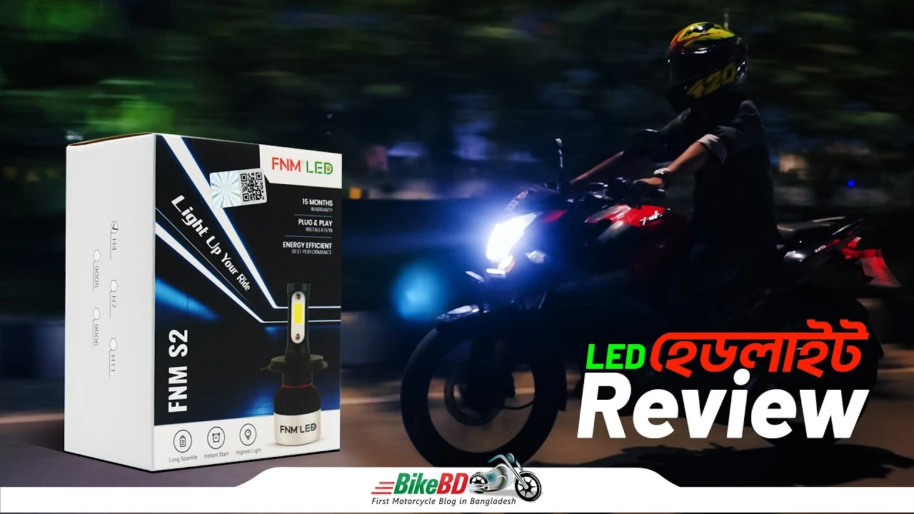 FNM S2 H4 LED Headlight Review | Best Budget Lighting Upgrade for Motorcycles