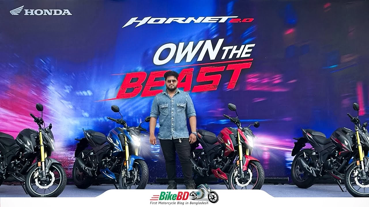 Thrilling Test Ride Event: Honda Hornet 2.0  Honda Bangladesh