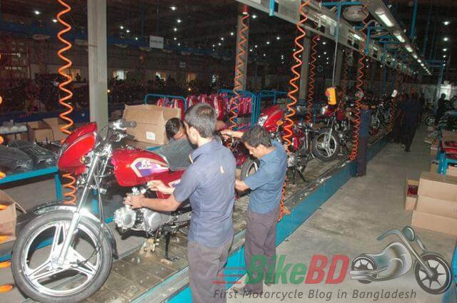 motorcycle assembly plant