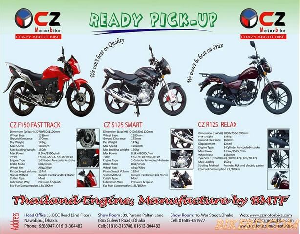 cz motorcycle company bangladesh