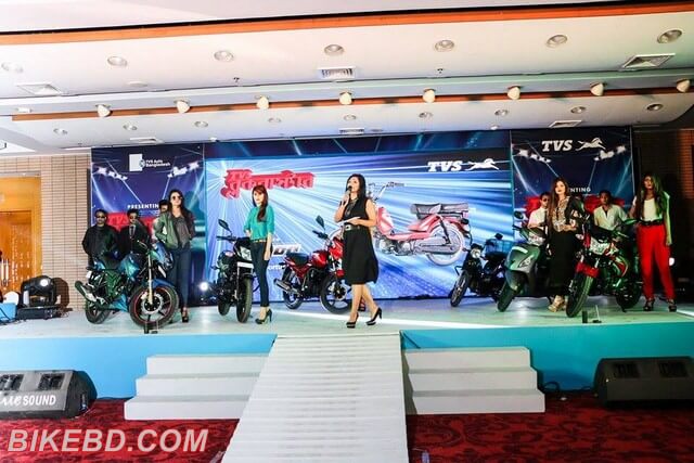 latest tvs bikes launching event in bangladesh 2016