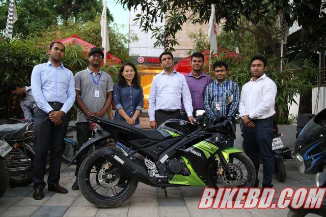 aci motors bangladesh gave bikebd a yamaha r15