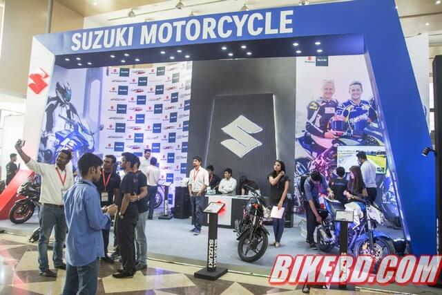 suzuki motorcycle in dhaka bike show