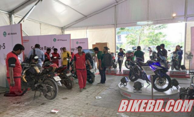 yamaha motorcycle mega service camp