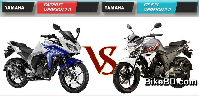 Yamaha FZS-FI VS Fazer FI