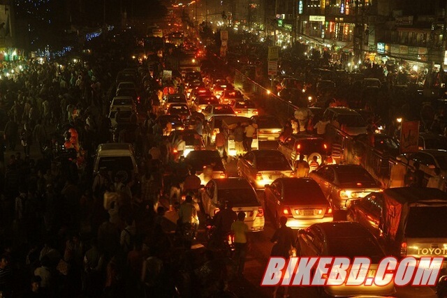 traffic jam in bangladesh