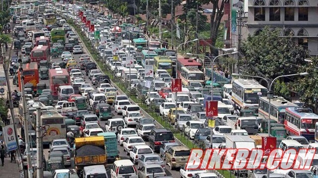 trafic jam in bd
