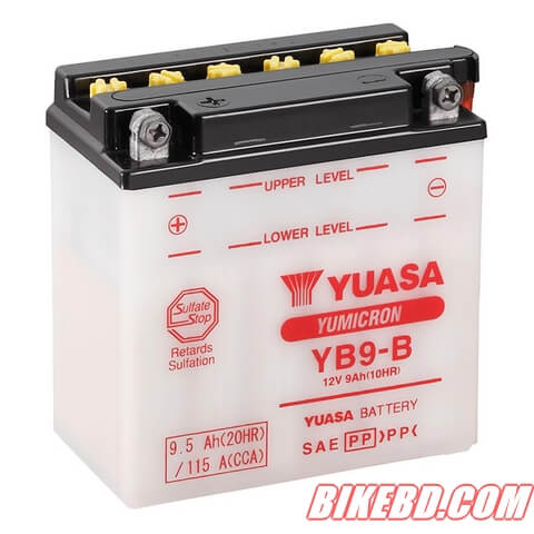 Types of motorcycle battery