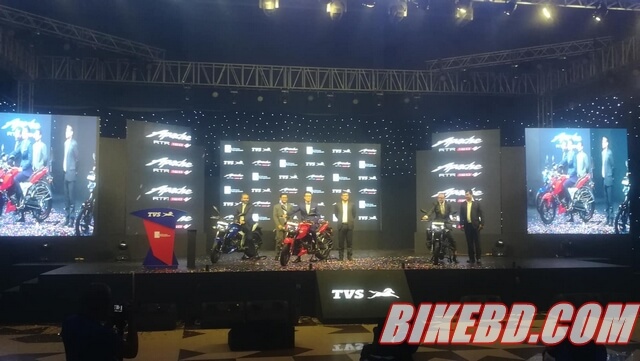 tvs apache rtr 160 4v launched in bangladesh 2018