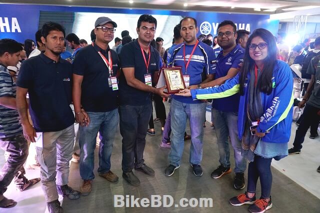 yamaha motorcycles at dhaka bike show 2019