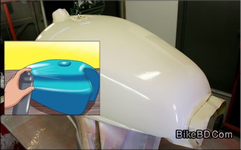 How to Paint a Motorcycle Gas Tank with Rattle Can